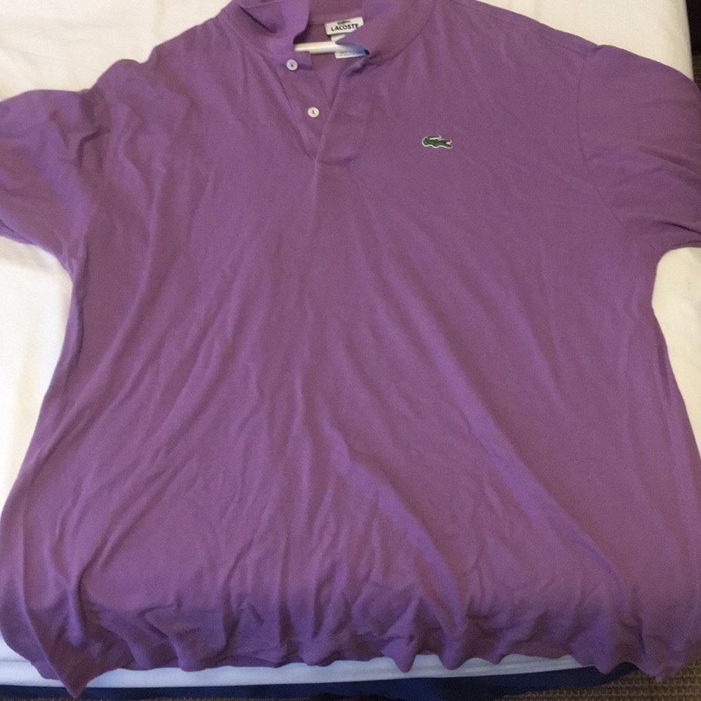 Purple men’s Lacoste size 8- Xl